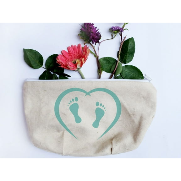 Baby Feet Heart Stencil - Art and Wall Stencil (6"x6")