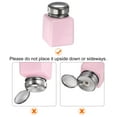 thumbnail image 4 of 3pcs Dispensadores de Alcohol Solvente 180ml(6oz) con Bomba de Dispensación de Líquido y Tapa de Acero Inoxidable Sellada para Acetona, Limpiador, Rosa, 4 of 6