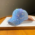 thumbnail image 4 of Diceymbol Glitter Sequin Baseball Cap Adjustable Sparkly Party Hat for Women, Breathable Mesh Sun Hat with Ponytail Hole for Outdoor, Travel, and Daily Wear, 4 of 8
