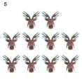 thumbnail image 2 of Zues 10Pcs/Set Adorable Santa Claus Shape Wine Card Christmas Style Cute Paper Wine Card Decor for Party, 2 of 7