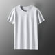 thumbnail image 5 of Camisa Elvqul para Hombre Casuales Gym Elástica Blanco sin Estampado Manga Corta Cuello Redondo, 5 of 7