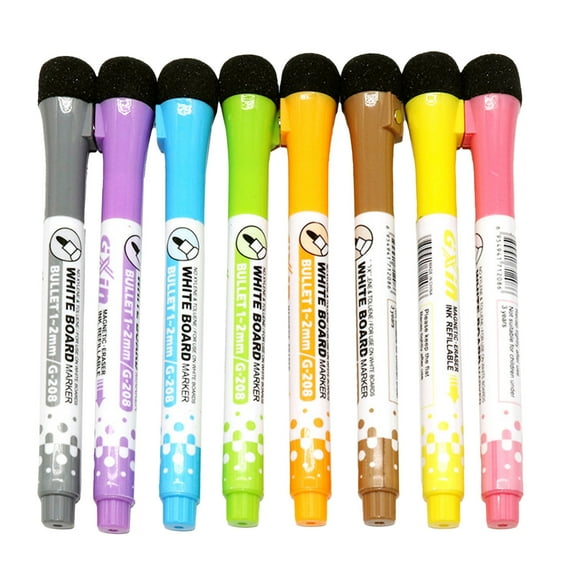 8pcs Erasable Pen White Board Whiteboard Markers Marker Erasable Markers Fine Tip Markers Marker Pens Whiteboard Pens 1ml