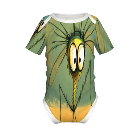 

Junzan Quirky Cartoon 123 Print Short-Sleeve Baby Climbing Clothes Bodysuits for Infant One-Piece for Baby Boys & Girls Baby Clothes Baby Romper with Snap Closure-2 Years