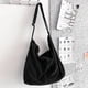 thumbnail image 5 of Bolso de viaje de pana Bolsos de hombro de moda para mujer para vacaciones de fin de semana (negro) Tmvgtek Para Estrenar, 5 of 8