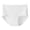 White, variant on Annhoo Womens Plus Size Underpants Casual High Waisted Underwear Breathable Boyshort Panties Soft Elastic Slip Shorts