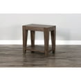 thumbnail image 4 of Sunny Designs Doe Valley 25" Mid-Century Wood Chair Side Table in Taupe Brown, 4 of 5