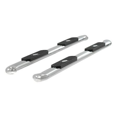 ARIES S224013-2 4-Inch Oval Polished Stainless Steel Nerf Bars, Select Chevrolet Silverado, GMC Sierra 1500, 2500, 3500 HD Fits select: 2011 ,2013 CHEVROLET SILVERADO K1500 LT