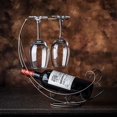 thumbnail image 2 of Creative Metal Wine Rack Hanging Wine Glass Holder Bar Stand Bracket Display, 2 of 7