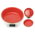 thumbnail image 3 of Bol Numérique pour Animaux, Bol de Balance Alimentaire en ABS pour Nourriture, Pâtisserie, Cuisine Rouge, 3 of 8