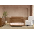 thumbnail image 2 of Delta Children Lola 6-in-1 Convertible Crib - Converts from Baby Crib to Toddler Bed, Daybed, Sofa Bed and Full-Size Bed With and Without Footboard, Fits Standard Full-Size Crib Mattress, Chestnut, 2 of 17