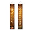 Randolph Happy Hanukkah Banner Hanukkah & Chanukah Decorations Porch Hanging Welcome Sign For Home Holiday Party