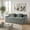 Gray, variant on 71" Plush Corduroy Modular Loveseat Sofa - No Assembly Required