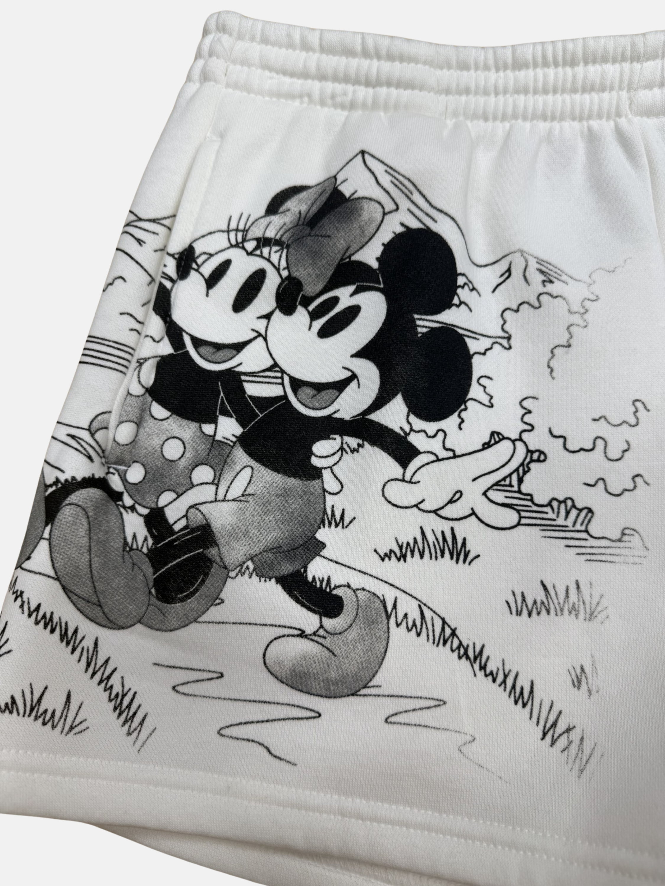 Disney Jr Notched Side Shorts Mickey Minnie Advent