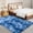 Tie-Dye Blue, variant on Janvonne Fluffy Area Rugs for Bedroom,Entryway,Soft Non Skid Shaggy Carpets Beside the Chair,Home Decor Aesthetics,Tie-Dye Brown,4x6ft