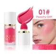 thumbnail image 1 of Flash Liquid Blush Makeup for CheeksSoft Cream Blush Wand With Weightless formulaLong-WearingSmudges ProofNatural-LookingMatte Finish 6ml - Peachy Drift, 1 of 9