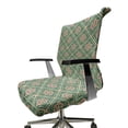 thumbnail image 6 of Ambesonne Mandala Office Chair Cover Stretchable High Back, Floral Eastern, Jade Green Pale Pink, 6 of 6