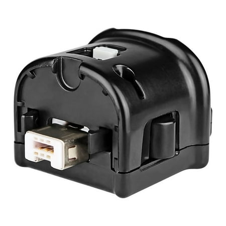 Wii Sports Resort Motion Plus Motion Plus Adapter, EEEKit External Motion Plus Sensor Controller Adapter with Silicone Case for Nintendo Wii Remote, Black ()
