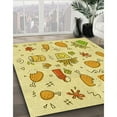 thumbnail image 2 of Ahgly Company Indoor Rectangle Patterned Orange Gold Area Rugs, 3' x 5', 2 of 6
