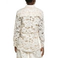 thumbnail image 2 of Toccin womens  Riley Boyfriend Shirt, xs, White, 2 of 3
