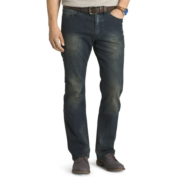 IZOD Mens Comfort Stretch Relaxed Fit Jeans - Walmart.com