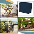thumbnail image 6 of Bar Cart Cover 12 Oz Waterproof 100% Weather Resistant cart Cover with Air Pockets and Drawstring for Sung Fit (36" H x 40" W x 18" D, Blue), 6 of 6