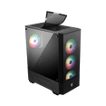 thumbnail image 2 of MSI MAG FORGE 112R WMT ARGB Mid-Tower ATX PC Case - 4X Pre-installed Fans, High Airflow, Magnetic Dust Filter, Tool-less Side Panel, Black, 2 of 11