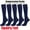 Blue, variant on JJHGVB 5 Pairs Compression Socks Multi-Sport Athletic Compression Socks for Baseball, Softball, Football, Soccer & all other sports Blue L