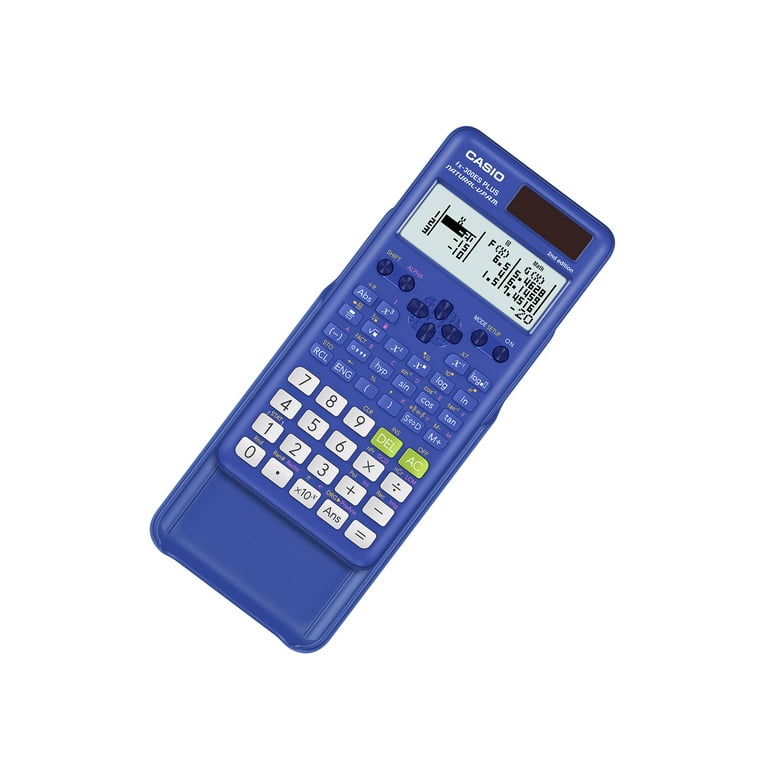 Casio 2nd Edition FX-300ESPLUS2-BU Scientific Calculator, Solar