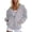 Black, variant on XINPING Hoodies Women Zip Up Hoodie Oversized Sweatshirt Jackets Spring Fall Winter Coats with Breast Cancer Awareness Ribbon Print 2026