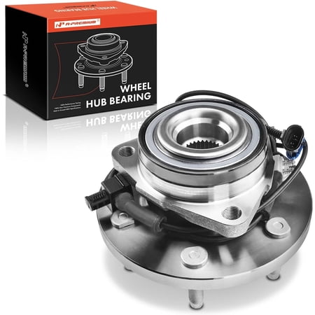A-Premium Front Wheel Bearing Hub Assembly Compatible with Hummer H3 H3T 2009 2010 w/ABS 5-Lug