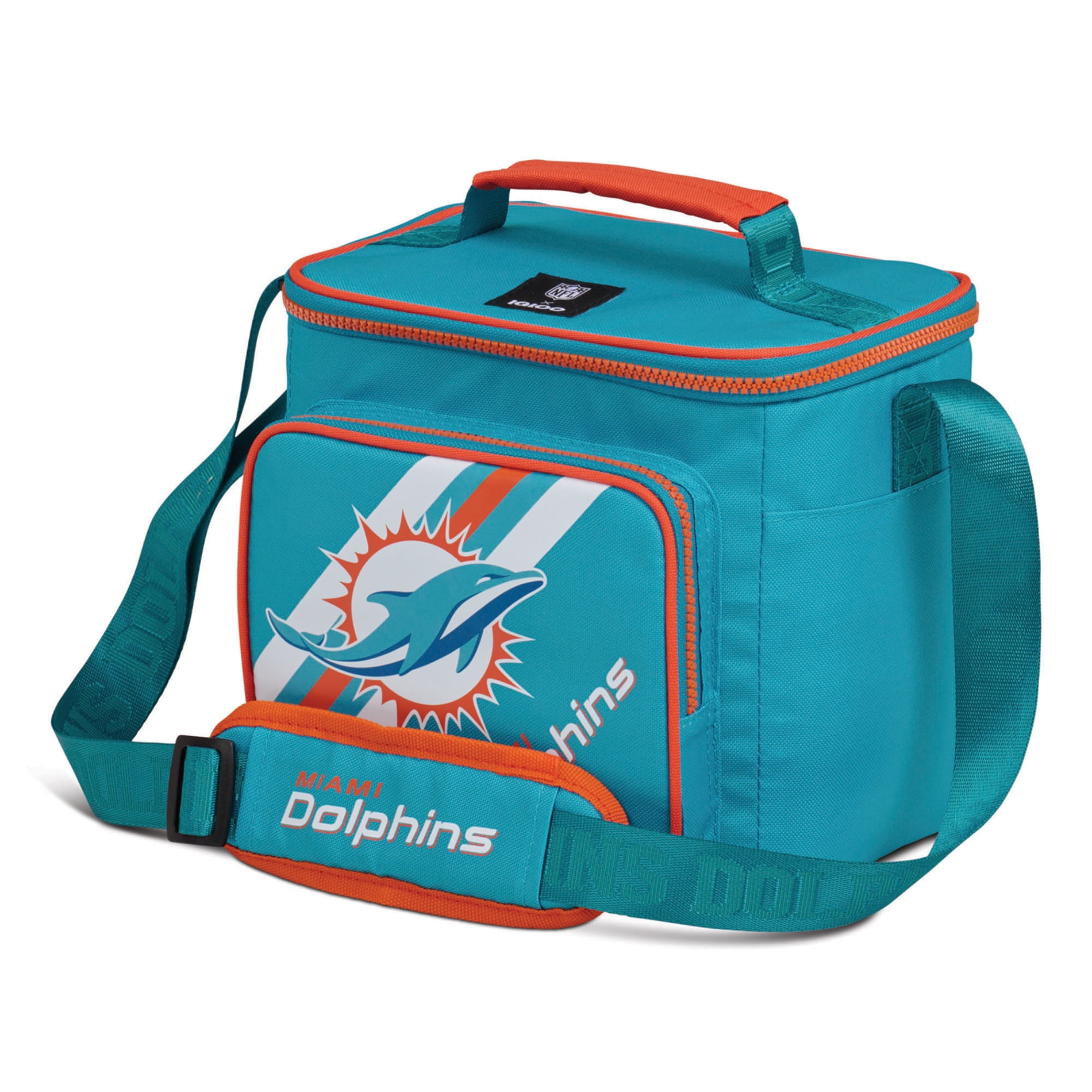 IGLOO  Miami Dolphins Square Lined 4-Pack Cooler