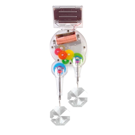 Double Crystal Solar Powered Rainbow Maker