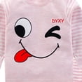 thumbnail image 3 of larppty Toddler Pajamas Girls Boys Warm Cotton Pjs for Kids 2 Piece Long Sleeve Pajama Set(3-6 Months,Pink), 3 of 3