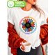thumbnail image 1 of Women's Inspirational Sunflower Print T-Shirt - 100% Cotton Short Sleeve Crew Neck Top with Kindness, Peace, Equality, Love, Hope, Diversity, Human Rights Graphic for All Seasons, 1 of 6