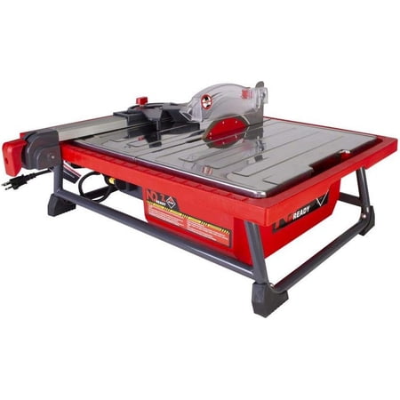 Portable Electric Tile Cutter ND-7IN READY – 120V 60HZ | Wet Saw for Ceramic, Porcelain, Stone, and Glass Tiles – | Precision Miter Cuts with Tilting Table and Aluminum Fence
