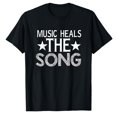 thumbnail image 1 of AALJY Drôle Cool Musique Guérit la Chanson Graphique, T-shirt Décontracté Mode, 1 of 5