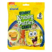 Spongebob Squarepants Krabby Patties Gummy Candy, 8 Count