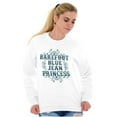 thumbnail image 3 of Country Barefoot Blue Jean Princess Women Plus Size Crewneck Sweatshirt Brisco Brands 3X, 3 of 5