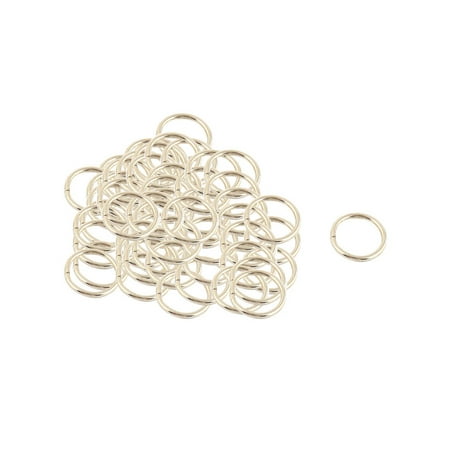 Tone Base Metal Links - Metal Annular Shape Link Belt Ring Buckle Silver Tone 35pcs for Handbag Backpack