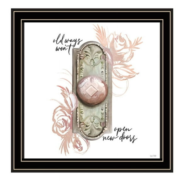 Old Ways in Blush by House Fenway Print Wall Art Wood Multi-Color