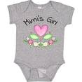 thumbnail image 3 of Inktastic Mimi's Girl- Heart Flowers Girls Baby Bodysuit, 3 of 5