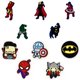 thumbnail image 3 of Crocs Jibbitz Dibujos Animados Superhéroe DIY Hebilla De Zapatos Iron Man Spider Superman Batman Charm Decoración, 3 of 4