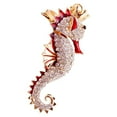 thumbnail image 6 of HOMEMAXS Sea Horse Keychain Pendant Fashion Alloy Red for Decoration Lightweight Durable 1pc, 6 of 8