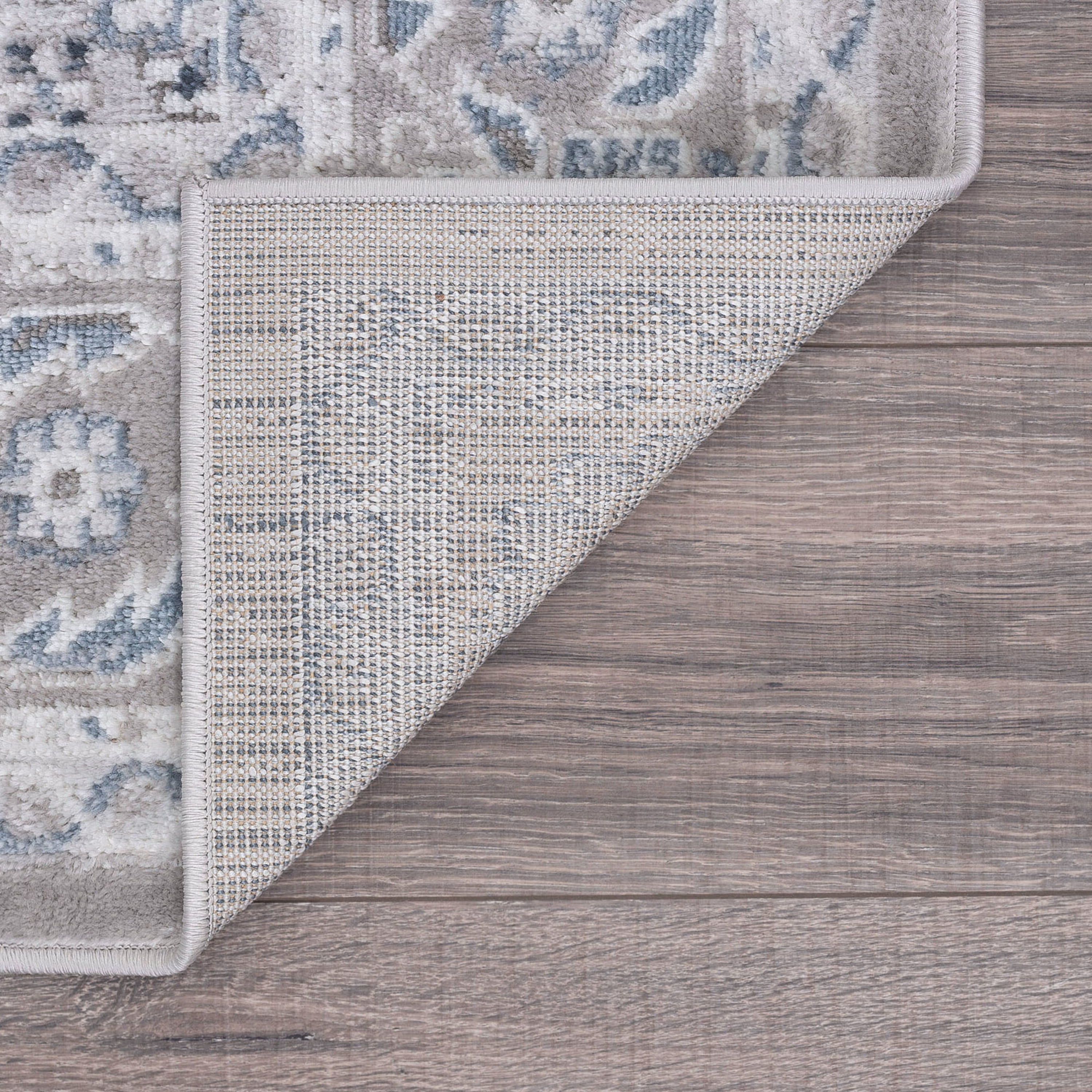 2x8 Modern Blue Runner Rugs for Hallway | Indoor Entry, Entryway, Walkway or Kitchen Rug 2'3'' x 7'3''