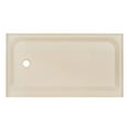 thumbnail image 2 of Voltaire 60" x 36" Single-Threshold, Left-Hand Drain, Shower Base in Biscuit, 2 of 8