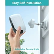WUUK Add-on Outdoor Wireless Security Camera, WUUK Base Station Required, 2K WiFi Outdoor Camera for Home Security, Battery Powered Wireless Camera, Compatible with Google & Alexa