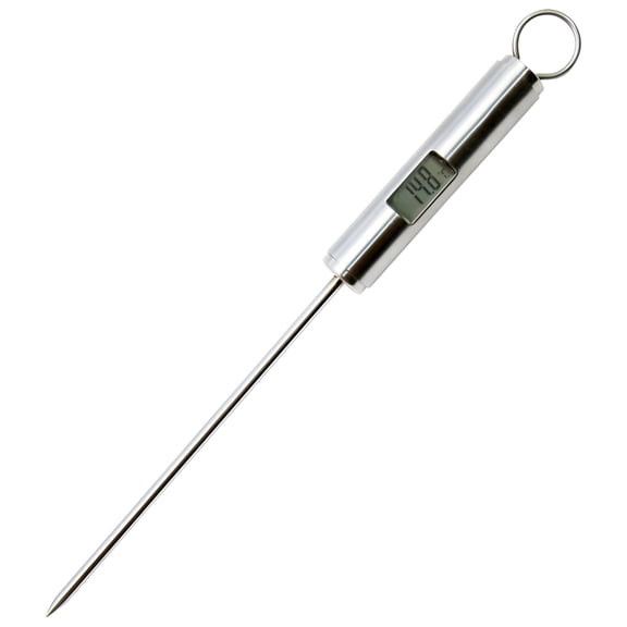 Instant Read Digital Food Thermometer, Portable Cooking Thermometer, Stainless Steel Probe, 58℉-572℉ Range, Kitchen, Baking, Coffee, Milk, Water, Candy Use