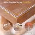 thumbnail image 4 of Protector de mesa Whirltique, transparente, 45 x 183 cm, 2 mm de grosor, 4 of 6