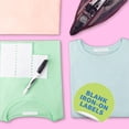 thumbnail image 5 of Label Land Writable Iron-On Name Tags for Clothing, 200 Pcs with Laundry Marker, Washable Fabric Labels 2 x 0.38 in for Daycare & Nursing Home, 5 of 7