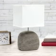 thumbnail image 4 of Simple Designs LT1115-BWN Lampe de Table en Céramique Bedrock, Marron, 4 of 6